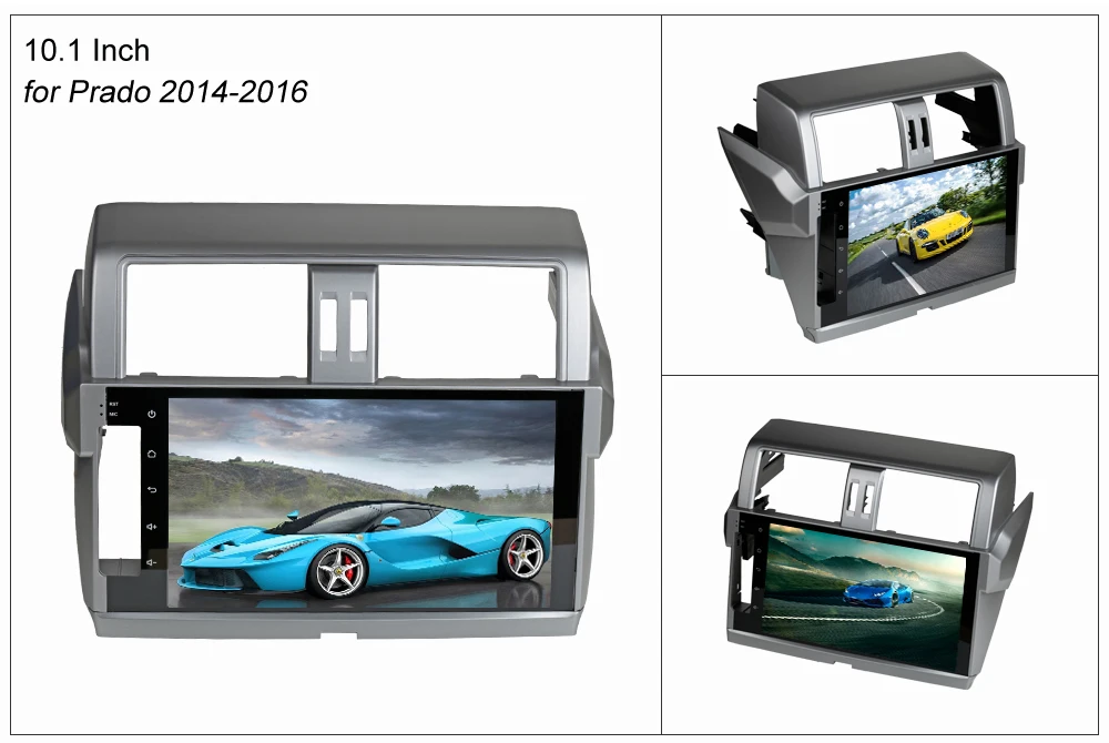 Flash Deal SINOSMART 4 core/8 core CPU, 2G RAM Android 8.1 Car GPS Navigation for Toyota Land Cruiser Prado LC120, LC150 3