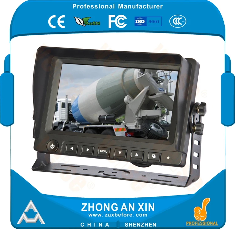 7"Digital Screen Monitor with Removable Sun Visor 7 inch TFT LCD screen