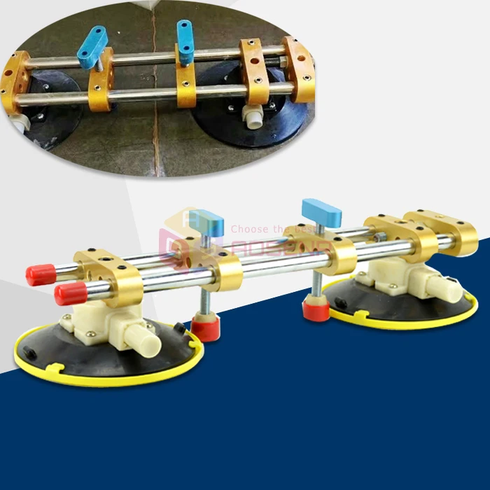 

6inch Adjustable Vacuum Dual Sucker Surface Seaming Tool Seam Setter Suction Joining Leveling Countertop Install Gluing Tool