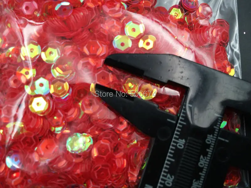 Блестки и пайетки розовые флуоресцентные 15 г 6 мм | Украшения аксессуары