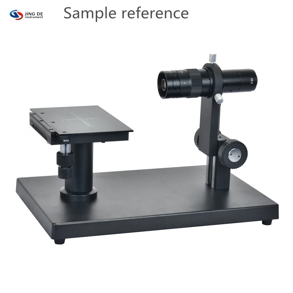 

Horizontal Microscope Special Bracket C-Mount Lens Mobile Bracket Jewelery Microscope Platform IC pin insert flatness detection