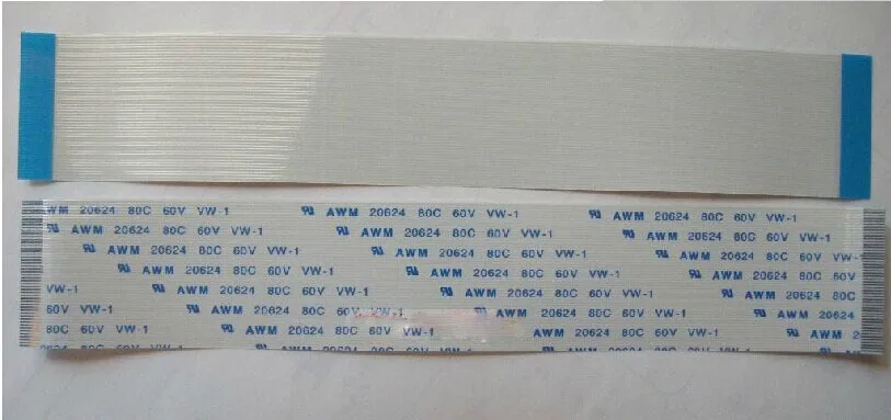 

Free shipping FPC/FFC RIBBON FLEX CABLE 0.5mm pitch 40 pin AMW 20624 80C 60V VW-1 wide 21 cm