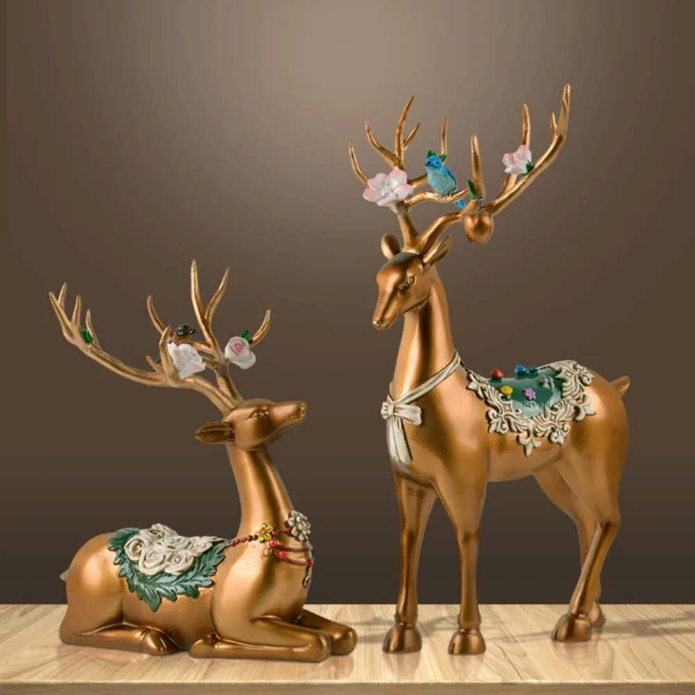 

European deer resin crafts home decorations resin crafts ornaments resin crafts