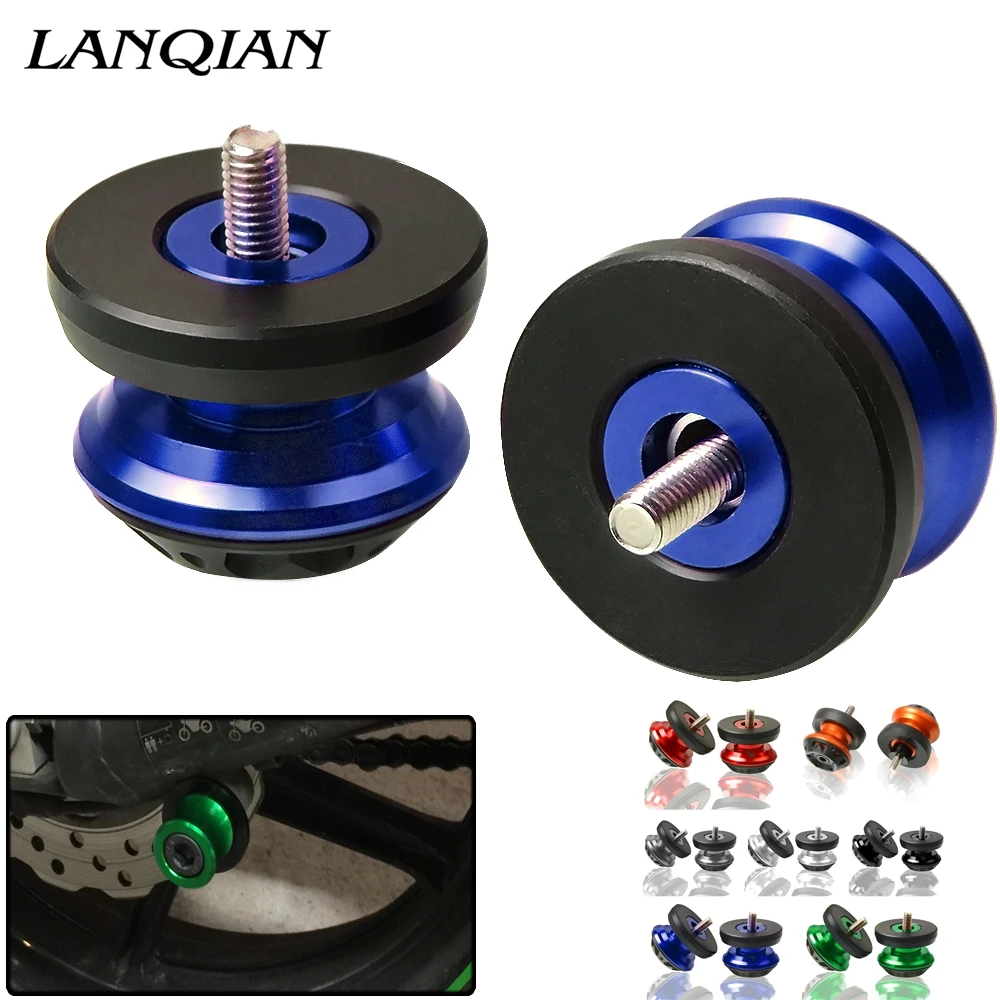 

FOR 6MM 8MM 10MM Motorcycle Swingarm Sliders For Yamaha YZFR1 YZF R1 YZF-R1 1999 2000 2001 2002 2003 2004 2005 2006 2007 2008