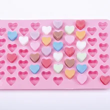 1 шт. 55 ручек серии в форме сердца силиконовые Замороженные ледяные пресс-формы для приготовления пищи резак для печенья формы для льда Форма для крема PF 006