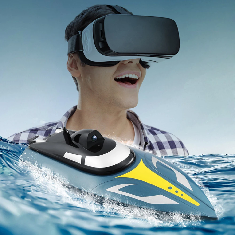 

Novel Large Size High Speed Boat Yacht Vehicle Water over Electronic Toy with 720P HD Camera WIFI FPV App Remote Control