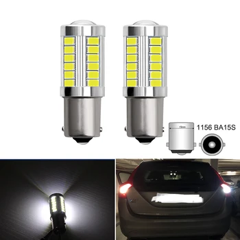 

2Pcs P21W LED BA15S 1156 Car Reverse Light Auto Vehicle Turn Signal Bulb Lamp For Volvo XC90 XC60 V70 S80 S40 V50 V60 C30