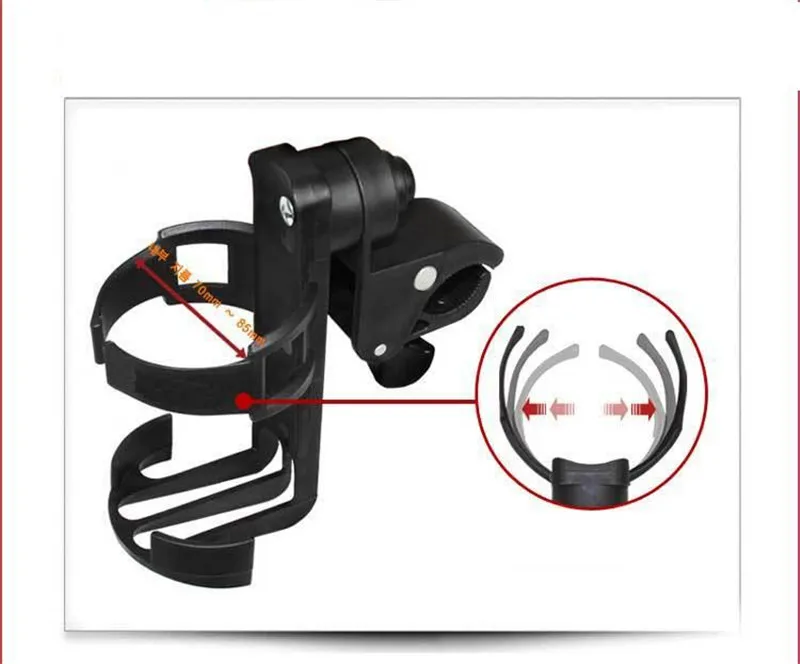 2017 New Multi-Function Rotata Baby Stroller Bottle Rack Child Trolley Car Accessories Bicycle Quick Release Water Cup Holder 06