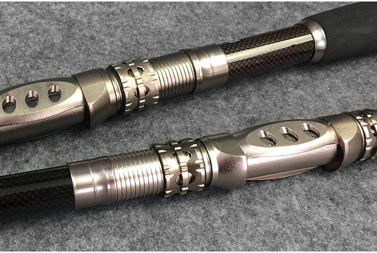 Super Strength Carbon Fiber Fishing Rod Telescopic Fishing Pole Metal Reel Seat Spinning Fishing Rod Sea Fishing Tackle (4)