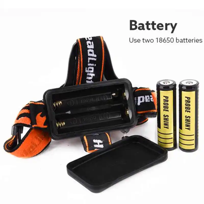 5000LM XM-L T6 LED Headlamp torch flashlight 18650 Headlight Flashlight Head Light Lamp powerful led flashlight fanatic #4S14 (3)