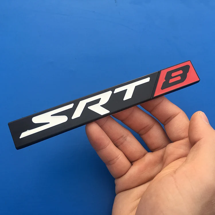 1 шт. 3D металлический SRT6 SXT6 SRT8 SXT8 Задняя эмблема на багажник наклейки для автомобиля Наклейка для DODGE JEEP