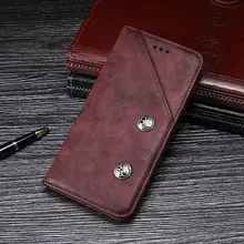 Чехол-книжка в винтажном стиле из искусственной кожи для Xiaomi Redmi Note 7, чехол-бумажник с подставкой для Redmi Note 7, чехол с отделением для карт и магнитной застежкой