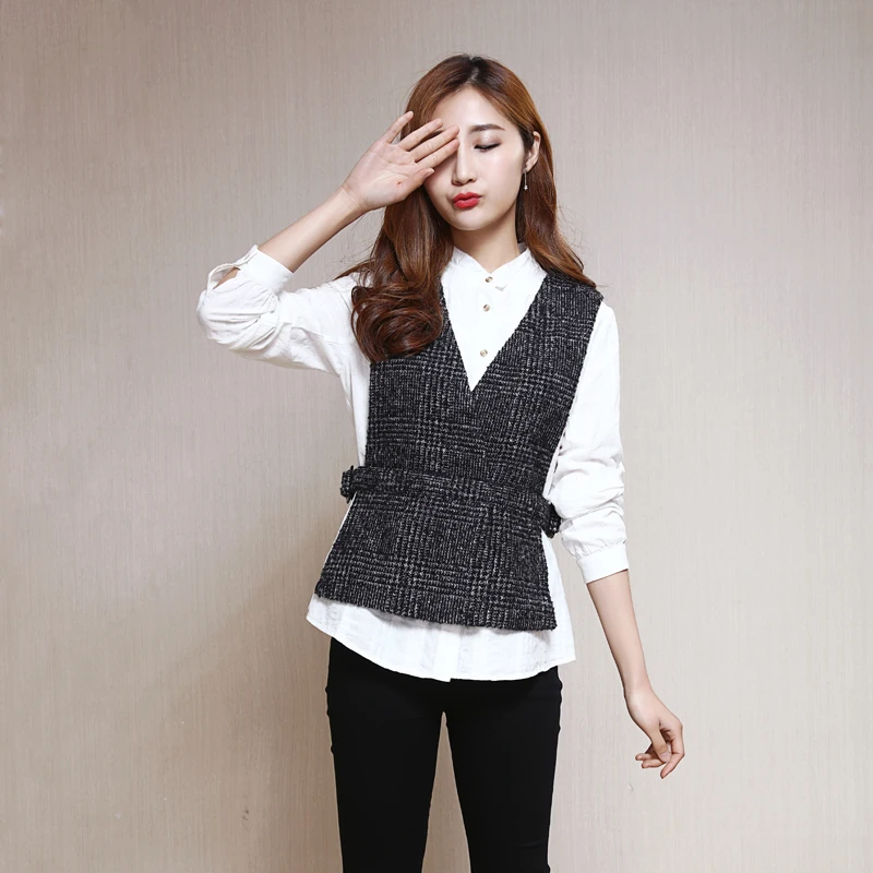 

Woman Spring Plus Size 70% Woolen Vests Female Autumn Oversized Wool Vest Women Outerwear Lady Overcoat Female Winter Jackets