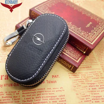 

Genuine Genuine Leather Bag Car Key Case Cover Wallets Fashion Women Housekeeper Holders Carteira For Opel