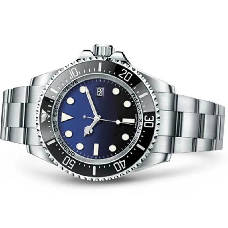 

Mens Watch Deep Ceramic Bezel SEA-Dweller Sapphire Cystal Stainless Steel With Glide Lock Clasp Automatic Mechanical mens Watche