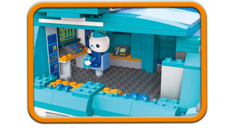 Octonauts строительный блок октопод Gup подводная лодка октябрь-Pod с GUP-C GUP-E GUP-D GUP-K GUP-I в стиле лего кирпичные игрушки Детский подарок