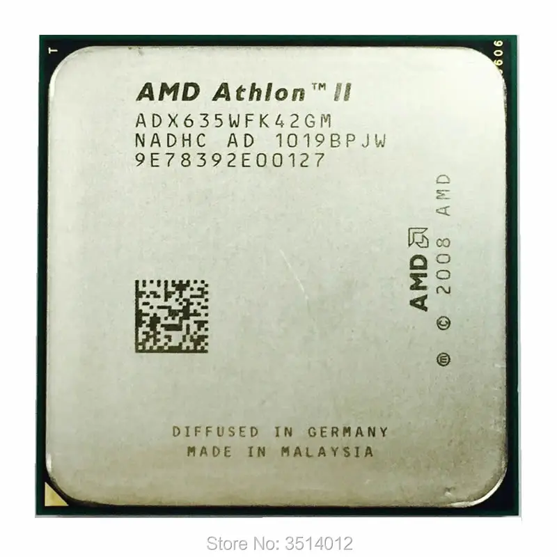 Четырехъядерный процессор AMD Athlon II X4 635 2 9 ГГц ADX635WFK42GI/ADX635WFK42GM разъем AM3|socket am3|athlon ii