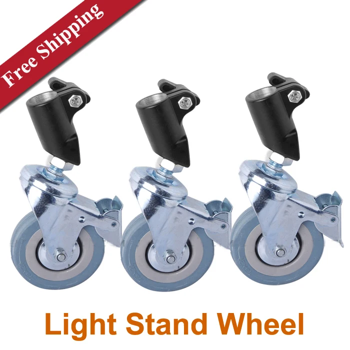 Photography Light Stand wheel Light Stand Casters Studio Light Stand