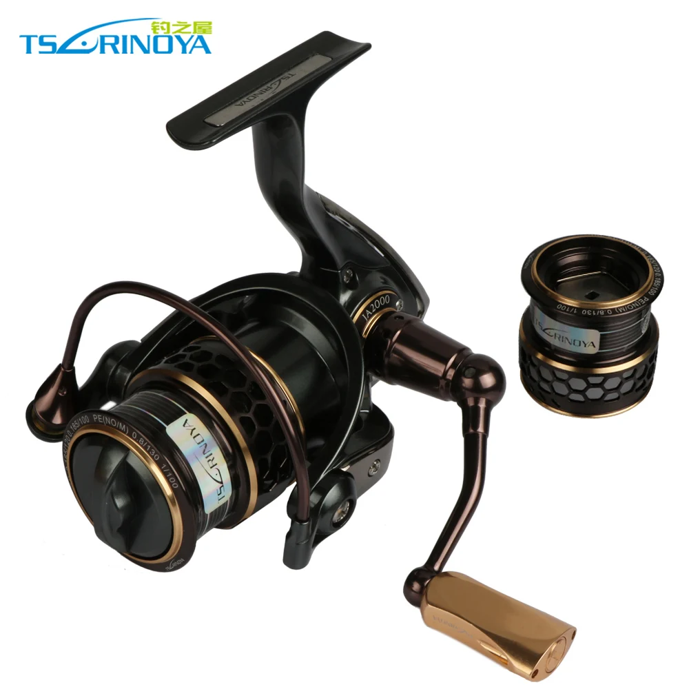 

Trulinoya Double Spool Spinning Reel Stainless Steel 9+1 Ball Bearings Fishing Reel Fishing Wheel