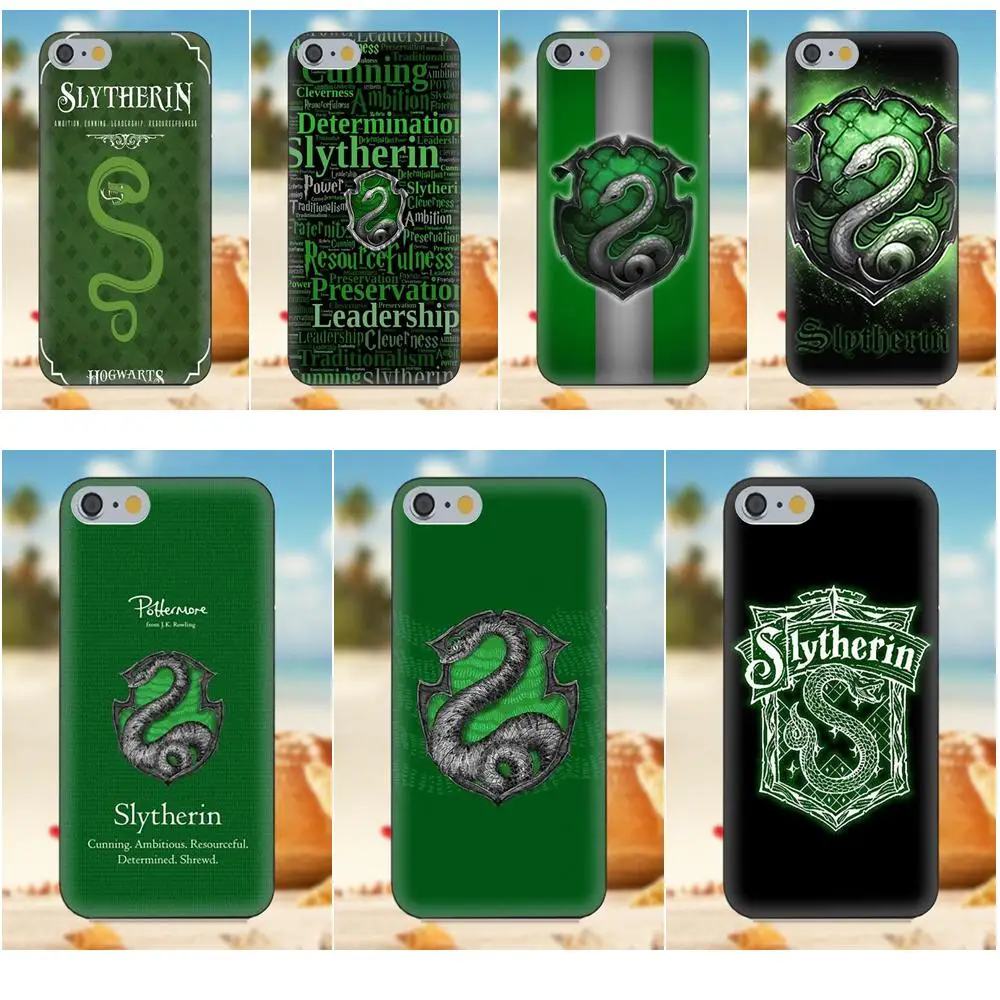 

House Slytherin Create TPU Phone Cover Case For Samsung Galaxy Note 5 8 9 S3 S4 S5 S6 S7 S8 S9 S10 mini Edge Plus Lite
