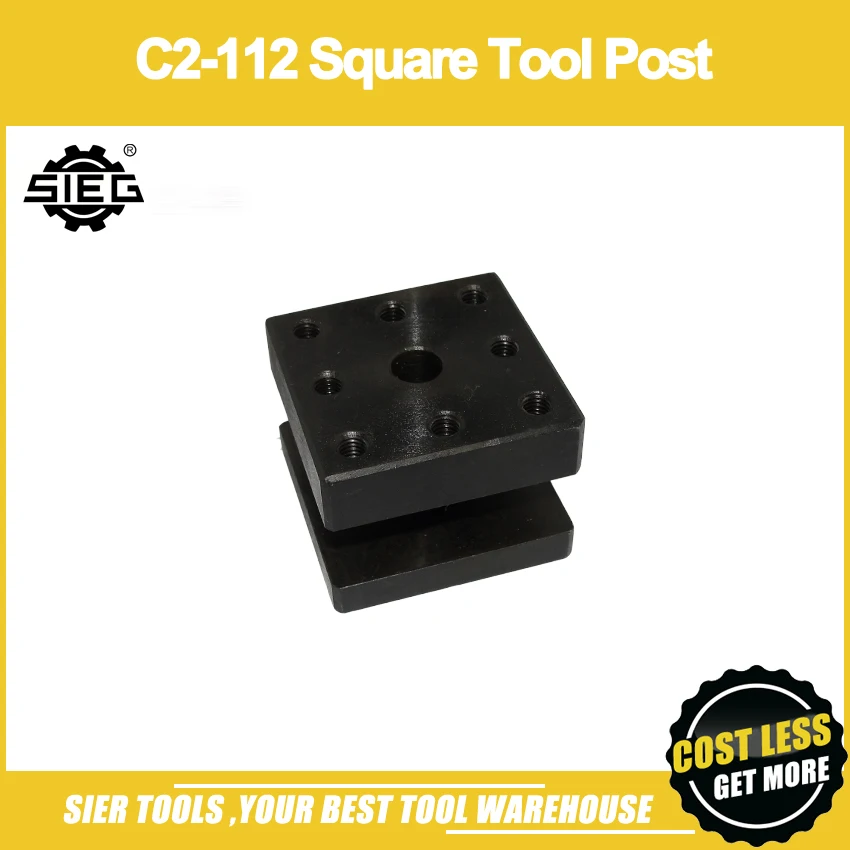

Free Shipping!/C2-112 Square Tool Post/SIEG C2 Metal Tool Holder