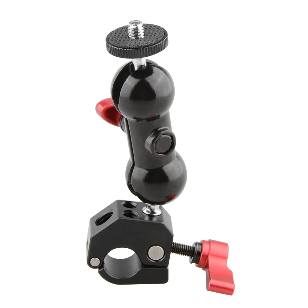 CAMVATE 15mm Quick Release Rod Clamp with 360 Degree Rotating Double