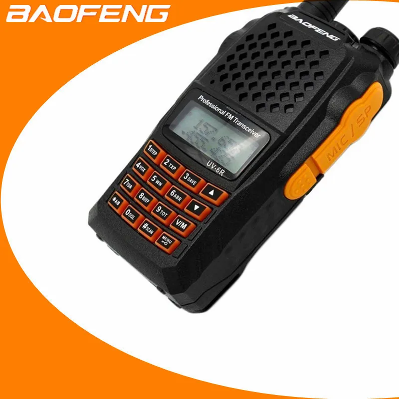 CTCSS DCS портативная рация baofeng UV-6R 7 Вт для CB радио переговорные беспроводные vhf УВЧ мобильная станция КВ трансивер полицейское оборудование