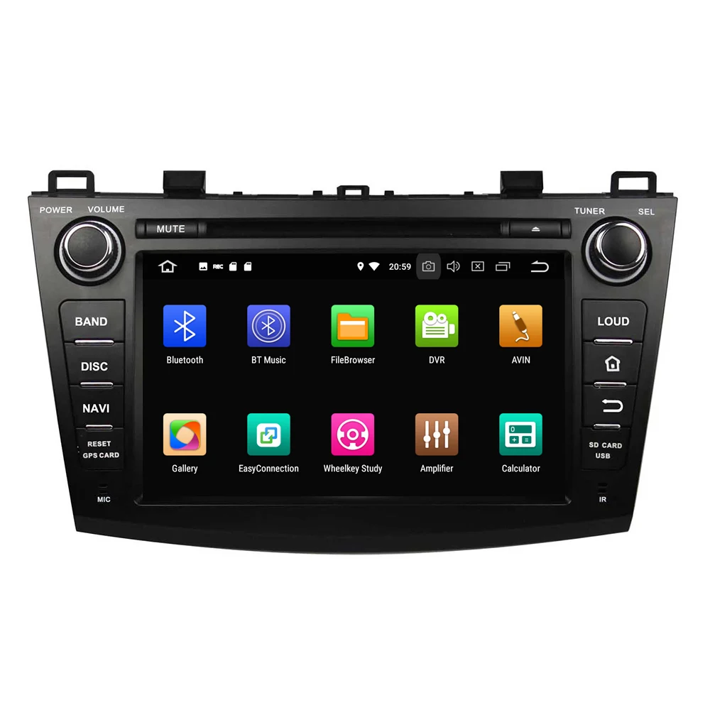 Flash Deal KLYDE 8" 2 Din Android 8.1 Car Radio For MAZDA 3 2009-2012 Car Audio Multimedia Player Car Stereo RAM 2GB Flansh 16GB DVD Player 5