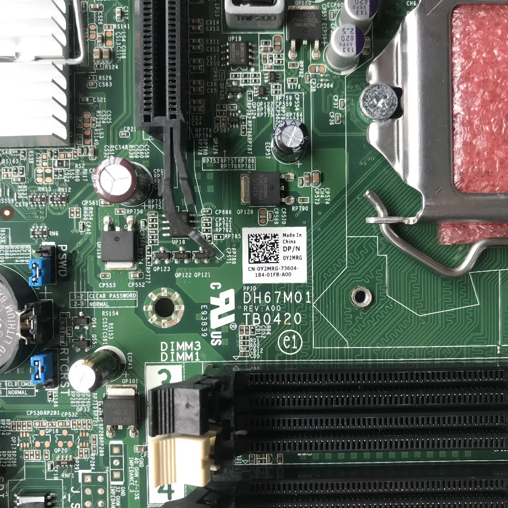Dh67m01 For Dell Xps 8300 Desktop Motherboard Y2mrg 0y2mrg Cn 0y2mrg Lga1155 Full Tested Motherboards Aliexpress