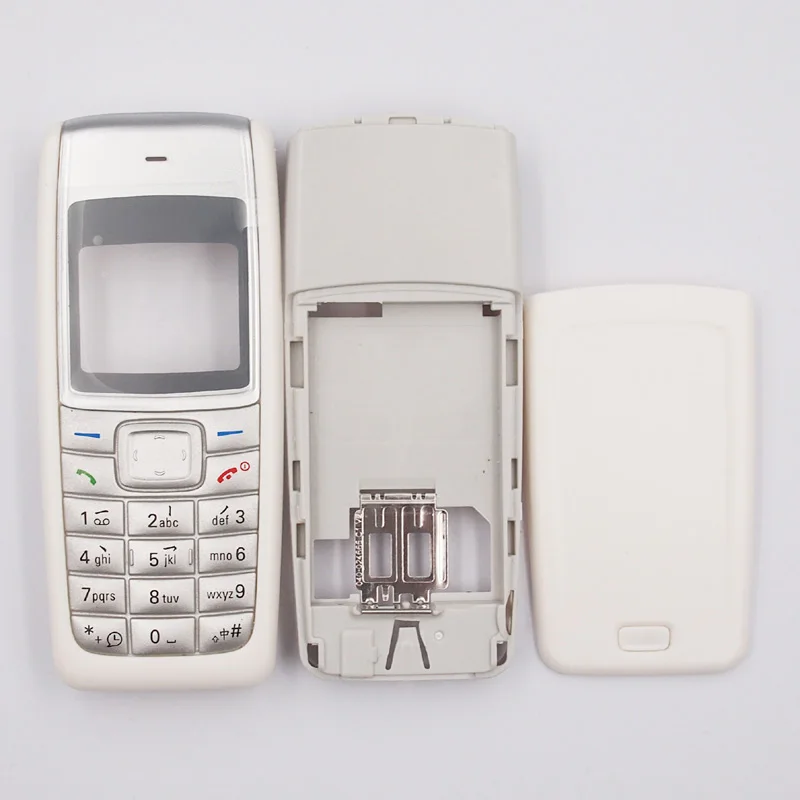 BaanSam высококачественный корпус чехол для Nokia 1110 с английской клавиатурой - Цвет: Белый