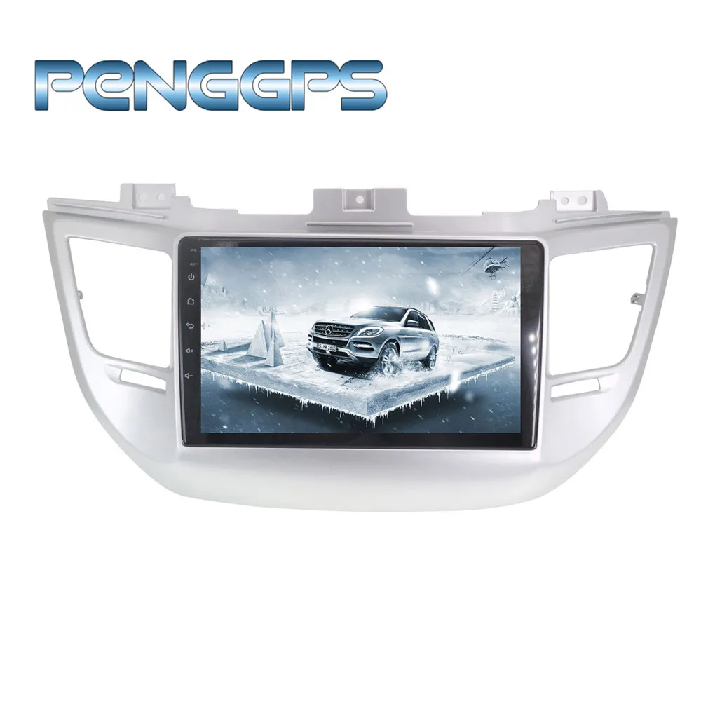 Excellent 4G+32G Octa Core 2 Din Stereo Android 8.0 9 INCH Car Radio for Hyundai Tucson 2014+ GPS Navigation CD DVD Player Bluetooth 0