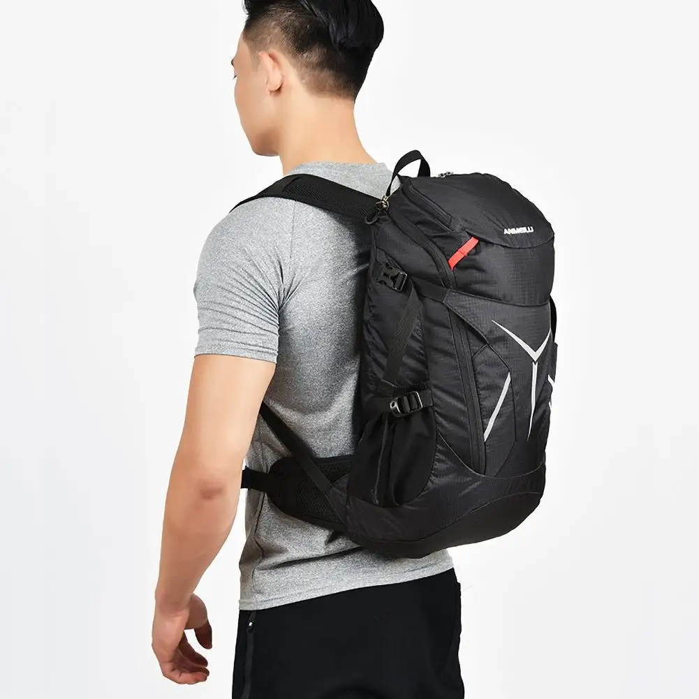 

Cool Outdoor Sport Reflective Nylon Unisex Rucksack Travel Hiking Camping Backpack