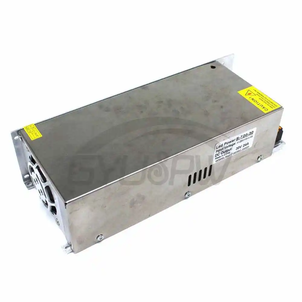 720 W блок питания 30В 24A импульсный источник питания Входное 220 V для Светодиодные ленты света мотор CCTV CNC трансформатор переменного тока в DC30V адаптер питания
