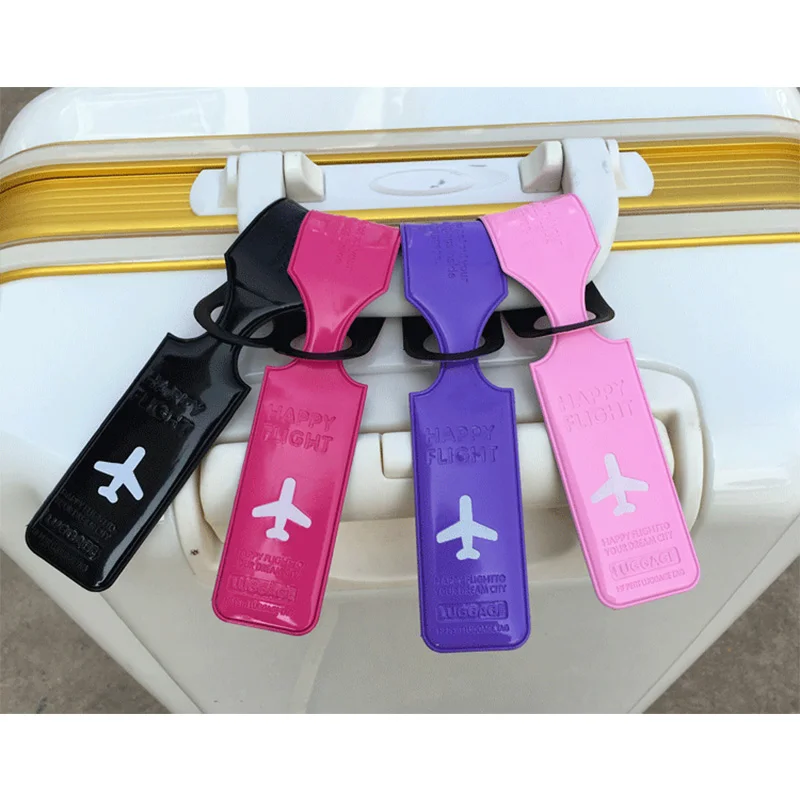 Креативный Чехол для багажа из ПВХ путешествий идентификационный Адрес ID
