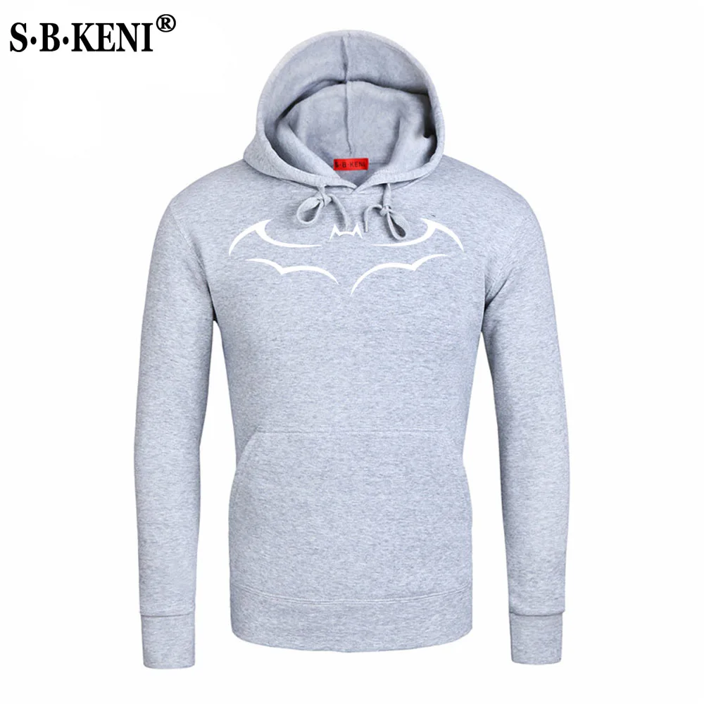 2019 Men's Hoodies Hip Hop Brand Hoodies Casual Sweatshirt with high quality Bat LOGO Print Sweatshirts Male Fashion hoodie