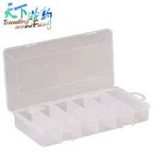TAF 6 коробка рыбака с отсеками 20,7*11*3,3 см Морская Рыбалка снасти коробка пластиковые аксессуары приманка коробка чехол для хранения инструментов