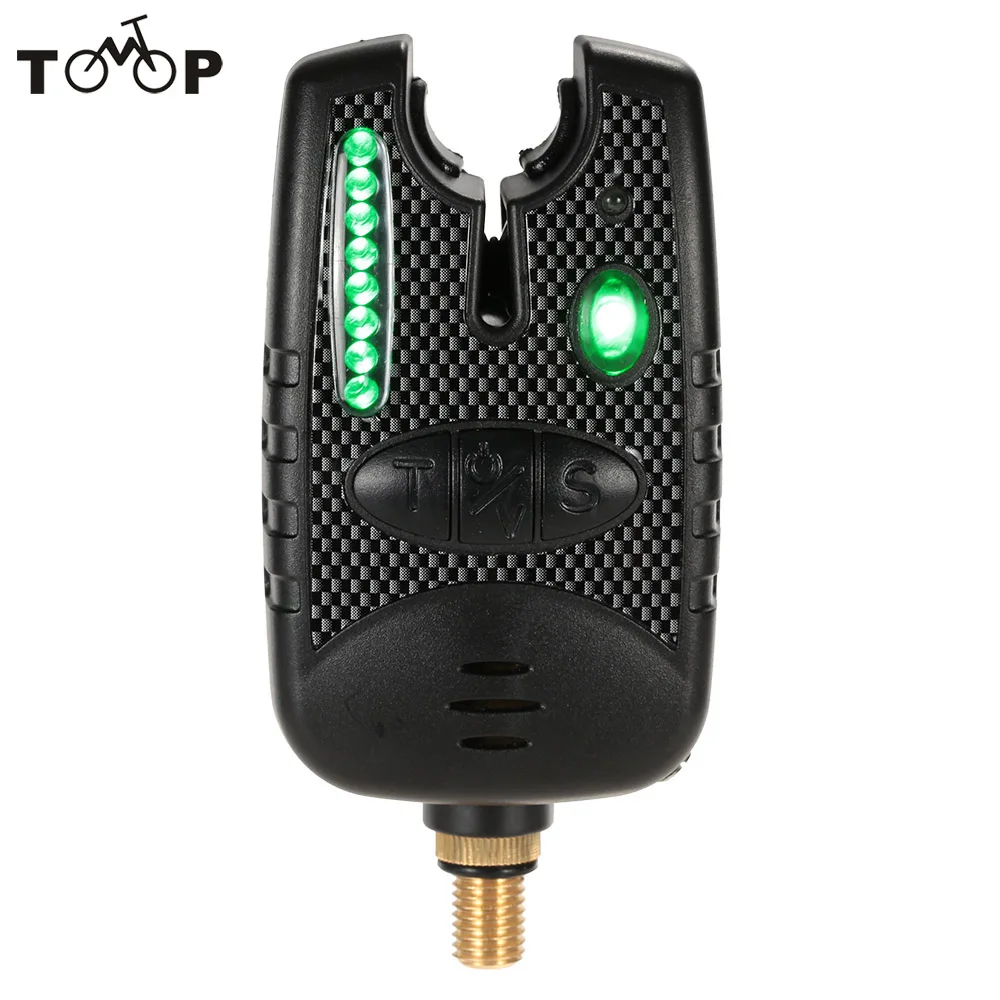 

Lixada Water Resistant Fishing Bite Alarm LED Adjustable Tone Volume Sensitivity Sound Alert Fishing Alarm for Carp Fishing