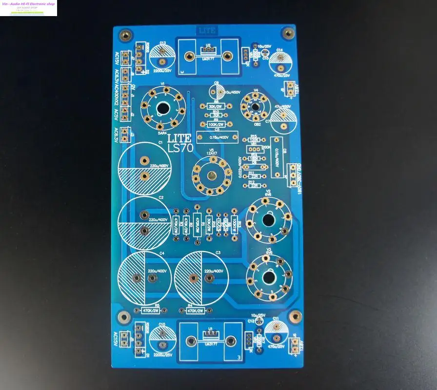 Vin магазин DIY Аудио плата LS70 трубка выпрямленный блок питания пустая PCB Бесплатная