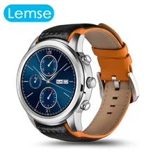 LEMSE New LEM5 Smart watch OS Android 5.1 MTK6580 1.3G Quad Core Accurate Heart Rate Monitor Clock For Android IOS Phone