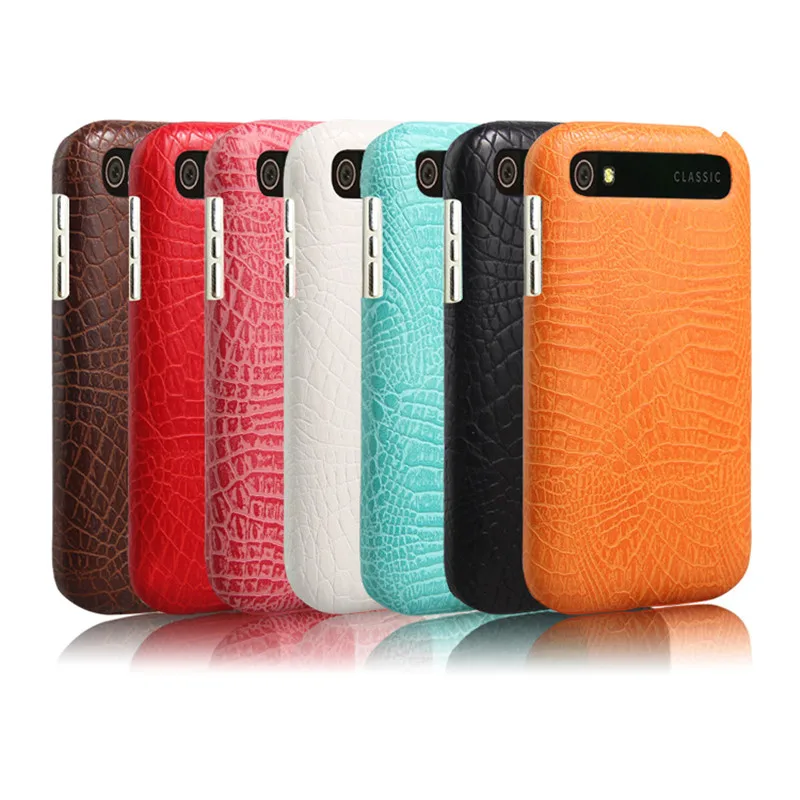 For BlackBerry Classic Q20 phone bag case Luxury Crocodile Skin PU