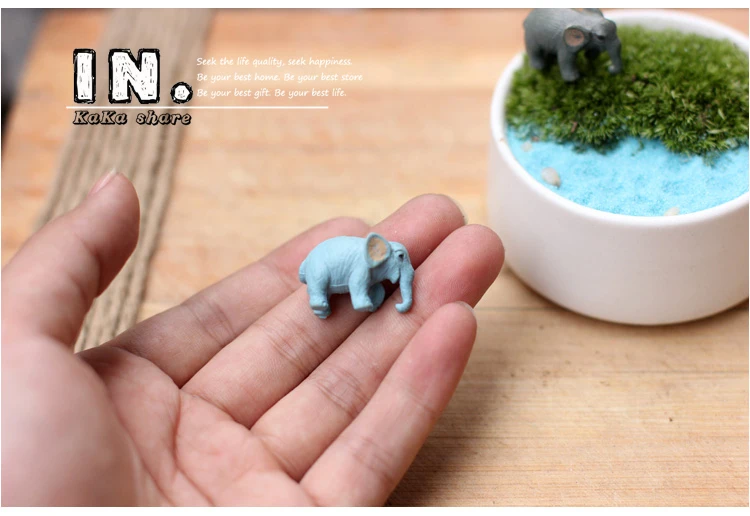 Zakka Средиземноморский Мини Пейзаж Сказочный Сад украшение мини милые животные