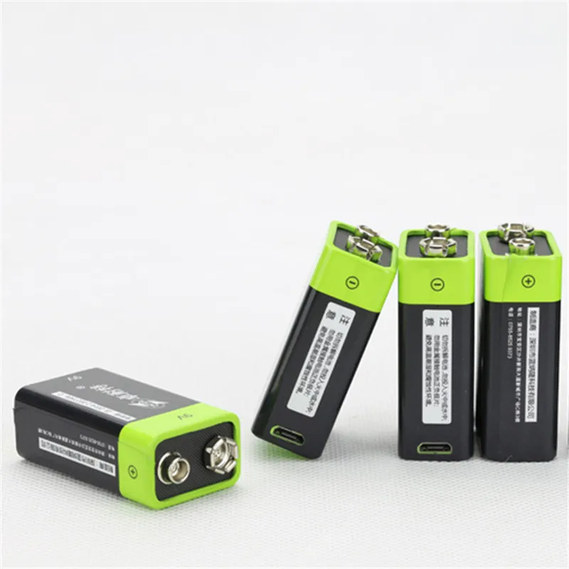 1 шт./лот ZNTER S19 9 V 400 mAh USB аккумуляторная батарея 9 V литиевая батарея для аксессуары камеры дронов 6F22 литий-ионная аккумуляторная батарея