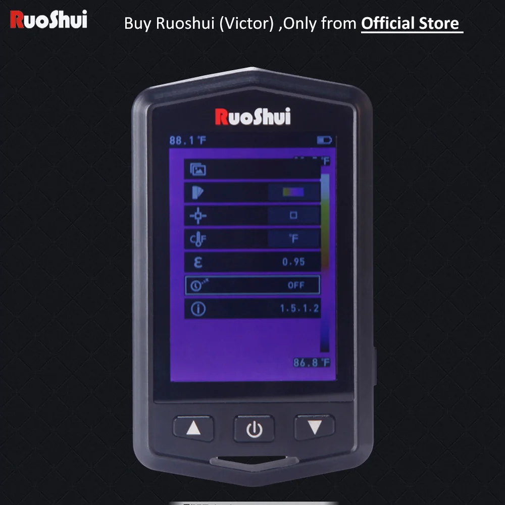 

RuoShui 325 Compact Thermal Imaging Camera HD Infrared Thermal Imager Portable Infrared Thermometer thermocamera camera termica