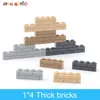 On Sale Figures Bricks Building-Blocks Educational 1x4 Thick-Wall Dots Brands-Toys Creative Size-Compatible 32989758658