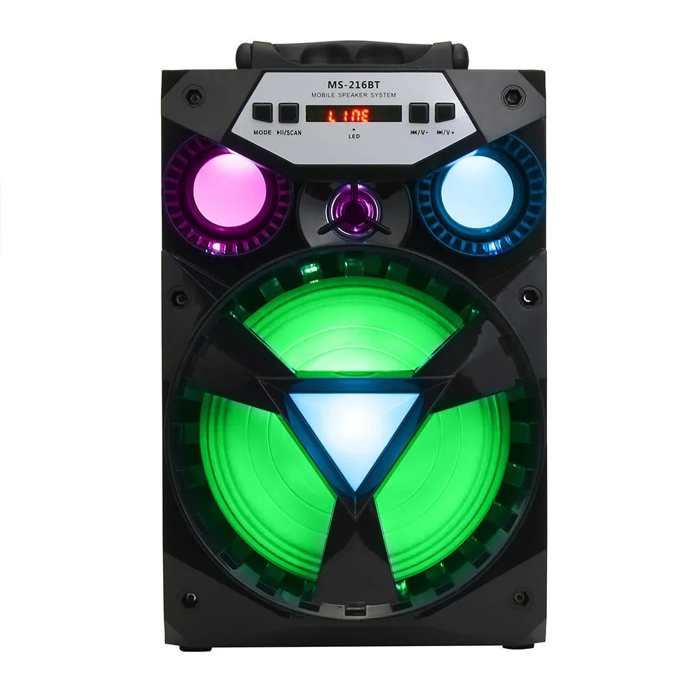 Мультимедиа Bluetooth беспроводной портативный динамик супер бас с USB/TF/AUX/FM радио Barra De Sonido Бумбокс динамик s