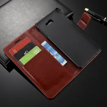

50pcs/lot free shipping Book Style Crazy Horse Lines Leather Wallet Case for Samsung J2 Prime/J5 Prime/J7 Prime/J3 Pro