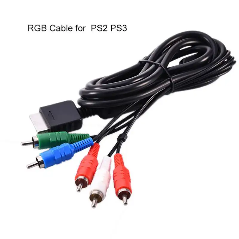 1.8m Multi HD AV Component Cable For Sony PS3/ PS2 Game Cable Games