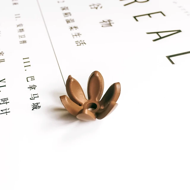 ZEROUP Multicolors Plastic Flower Beads Eardrop Pendant Neckalce Charms Accessories Diy Handmade Jewelry Making Material 20pcs 5