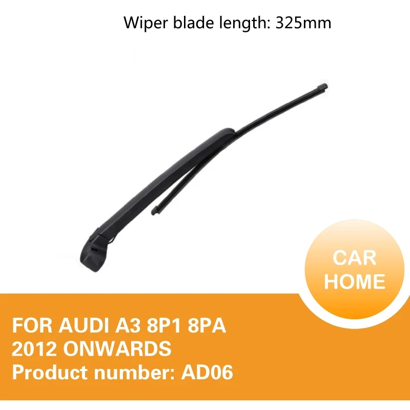 FOR AUDI A3 8P1 8PA REAR WINDSCREEN WIPER AND ARM SET BRAND *NEW* 2012 ONWARDS ONE SET REAR FOR AUDI A3 8P1 8PA REAR WINDSCREEN WIPER AND ARM SET BRAND *NEW* 2012 ONWARDS ONE SET REAR