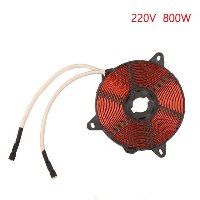 800W 120mm Heat Coil Copper Wire Induction Heating Panel Induction